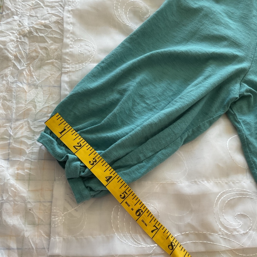 Soft Surroundings Teal 2X 3/4 Sleeve Womens Top - Picture 12 of 12